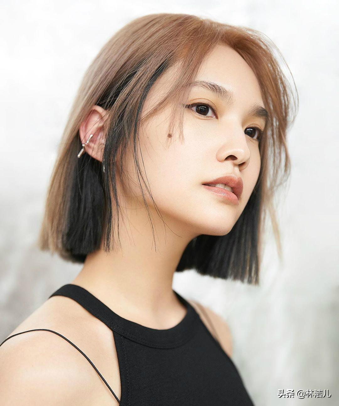 女明星短發(fā)圖片的魅力與時(shí)尚趨勢(shì)分析，女明星短發(fā)造型的魅力與時(shí)尚趨勢(shì)探討